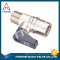 Brass Mini Ball Valve For Gas M/F 1/4" Spray painting natural gas ball valve Made in Yuhuan Oujia Valve Company